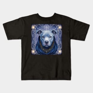 Blue Staffy Kids T-Shirt